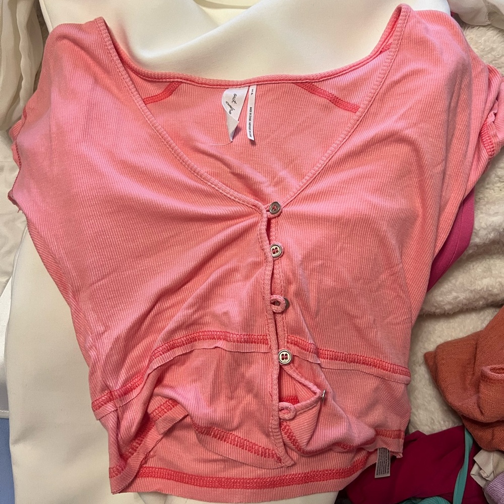 Pink urban outfitters shirt